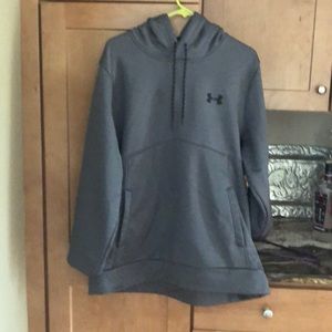 Grey under armor men’s sweatshirt